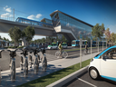 The idea being touted is to encourage passengers to access the REM network via alternative transportation options such as car-sharing services, bicycle, city bus, taxi or on foot.