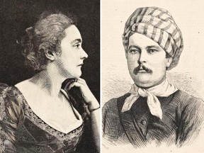 Explorer Henry M. Stanley and his wife, Lady Dorothy Stanley.