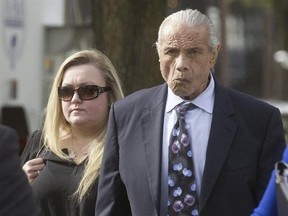 FILE ‚Äì In this Nov. 2, 2015, file photo, former professional wrestler Jimmy &ampquot;Superfly&ampquot; Snuka, right, arrives for his formal arraignment at the Lehigh County Courthouse in Allentown, Pa. In a decision filed Tuesday, Jan. 3, 2017, a Pennsylvania judge dismissed the murder case against Snuka in the 1983 death of his girlfriend Nancy Argentino, saying Snuka is not competent to stand trial on counts including third-degree murder. Snuka&#039;s attorney told a judge in December 2016 that his client is in