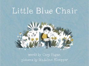 In Little Blue Chair, a young boy's favourite piece of furniture eventually makes the rounds of other owners who each think the chair is perfect.