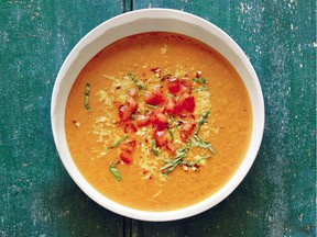 Tomato soup is rich and honest, Oprah Winfrey says in her cookbook, Food, Health and Happiness.