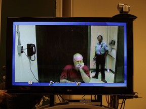 John Robert Boone appears via teleconferencing for a hearing at the Immigration and Refugee Board of Canada in Montreal on Friday, January 13, 2017. Boone, who is U.S.
