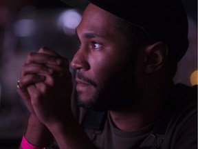 Kaytranada watches a performance at the 2016 Polaris Music Prize in Toronto on Monday, September 19, 2016.