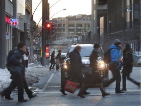 McGill College Ave. in February 2012.