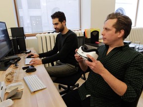 Felix & Paul's co-founders and creative directors, Félix Lajeunesse (right) and Paul Raphaël, directed the studio's ambitious Space Explorers series.