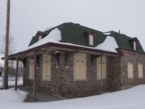 Built in 1940, the Rigaud heritage train station sits unused. The town has been offered provincial grant money to restore the heritage building, and is assessing whether it will cover enough of the cost to be worth it.