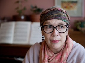 Rivka Cymbalist is a Montreal doula who will travel to Greece this month to volunteer in the refugee camps with an organization known as Nurture Project International, doing prenatal education and postpartum care. Cymbalist is seen in her café, Caffe della Pace, in Montreal on Tuesday January 3, 2017.