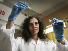 Dr. Nada Jabado, seen here in a June 10, 2010 file photo, says the discovery "opens a new avenue for 13 to 15 per cent of patients with head and neck cancers."