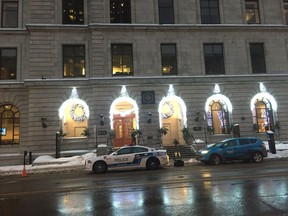 A man was stabbed at Le Windsor on Peel St. Monday, Jan. 2, 2017.