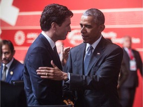 Canadian Prime Minister Justin Trudeau and U.S. President Barack Obama were simpatico. Now Trudeau and his team have to figure out how to get along with President Donald Trump.