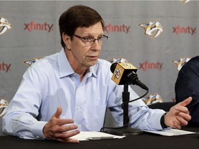 Nashville Predators general manager David Poile.