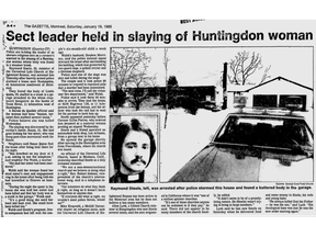 Montreal Gazette story from Jan. 19, 1985. Courtesy of Google news archives