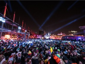 Revellers pack the Old Port during Igloofest's 2015 edition. This year's events kick off Thursday, Jan. 12 and run through mid-February.