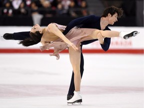 Tessa Virtue and Scott Moir skate to gold as they compete in the senior ice dance free dance at the National Skating Championships in Ottawa on Saturday, Jan. 21, 2017.