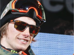 Max Parrot of Bromont, captured gold in the men's slopestyle event at a World Cup snowboarding competition.