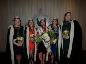 Mary Lynne Loftus (centre) was selected as Queen of this year's St. Patrick's Day parade.