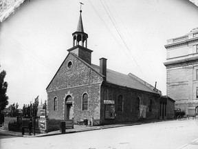 Old St. Gabriel St. Church, Montreal, 1892.