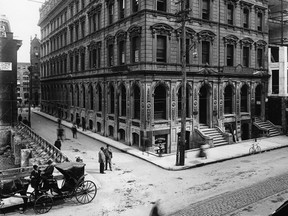 City & District Savings Bank, Montreal, about 1900.