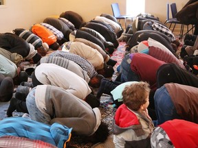 A special prayer service was held at the mosque in New Sudbury, Ont.,  on Friday, Feb. 3, 2017, for six men who lost their lives at a shooting at a mosque in Quebec City last Sunday.