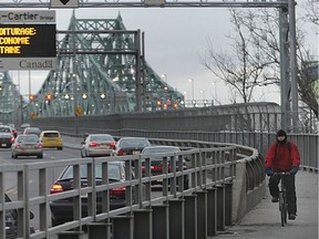 The Jacques Cartier Bridge bike path will be cleared of snow next winter, but that doesn't necessarily mean it will be open, the bridge corporation says.