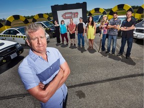 Host Andrew Younghusband with Canada's Worst Driver Season 12 participants.