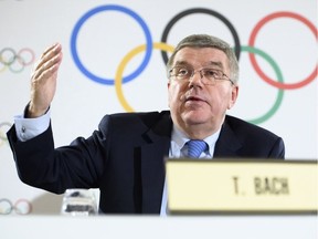International Olympic Committee president Thomas Bach met with NHL commissioner Gary Bettman, suggesting the IOC wants a deal with the league over participation in the 2018 Olympics to be done soon.