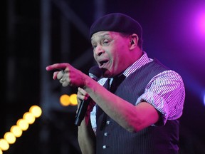 Al Jarreau is seen in concert on May 21, 2010, during the ninth edition of the Mawazine international music festival in Rabat . 
The singer died on Feb. 12, 2017.