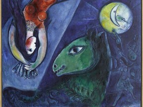 From Marc Chagall's The Blue Circus: Like art, history is full of small but important details, columnist Kevin Tierney says.