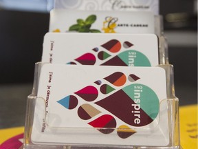 The SAQ Inspire cards.
