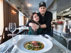 Taline Shaldjian loves dishes that feature lobster, like this risotto prepared by chef/husband Michele Forgione at Impasto restaurant.