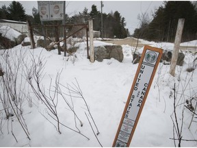 A footpath used by Canadian refugee claimants at the Canadian- U.S. border looking into the States, on Roxham Rd. in St-Bernard-de-Lacolle, near Hemmingford, on Thursday, Feb. 9, 2017.