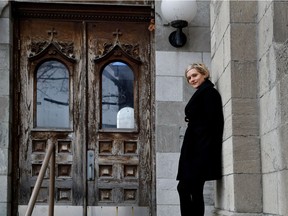 Montreal writer Heather O'Neillat the Hopital Misericorde in January 2017.