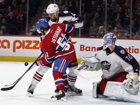 The Montreal Canadiens host the Columbus Blue Jackets at the Bell Centre in Montreal, Tuesday Feb. 28, 2017.
