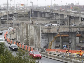Driving will be difficult around the Turcot Interchange this weekend.