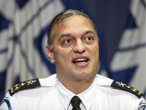 Montreal police chief Philippe Pichet.