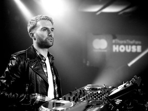 DJ A-Trak spins at the Masterpass #ThankTheFans House Feb. 11, 2017 in Los Angeles.