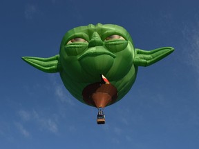 Photo of the day: A hot air ballon in the likeness of Star Wars's Yoda takes flight during the annual International Hot Air Balloon Festival at the former Clark U.S. Air Force base in Pampanga province, north of Manila Feb. 9, 2017. Twenty-nine balloon enthusiasts from around the globe are participating in the event, which runs till Feb. 12.