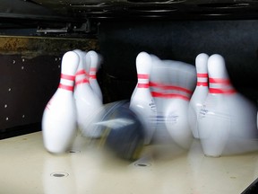 Valois Bowling Lanes in Pointe-Claire hosts Senior Men's Open Duckpin Bowling every Friday afternoon.