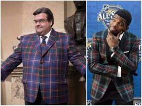 Montreal Mayor Denis Coderre and P.K. Subban showing their true stripes.