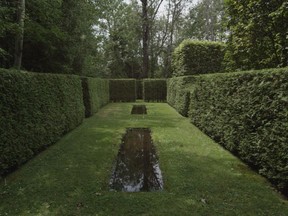 A scene from Sébastien Chabot's documentary The Gardener, which offers an inside look at Cabot Gardens aka Les quatres vents, the vast private garden owned by the late Frank Cabot on his 20-acre estate in Malbaie.