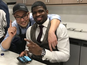 Chef Antonio Park and P.K. Subban are unlikely best friends.