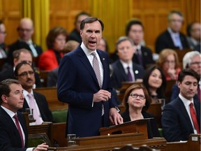 Minister of Finance Bill Morneau delivers the federal budget in the House of Commons on Parliament Hill in Ottawa, Wednesday March 22, 2017.