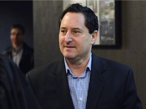 Former Montreal mayor Michael Applebaum arrives at the courthouse on Thursday, March 30, 2017 in Montreal.