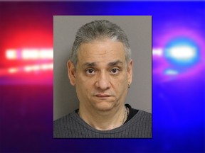 Christos Avgoulas, a 53-year-old from Laval, was charged with two counts of fraud and two counts of gun possession at the St-Jérôme courthouse in early 2017.