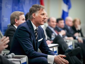 Conservative leadership candidate Maxime Bernier, seen here on February 13, 2017, says he won't back down on his plan to abolish the country's supply management system — the backbone of Canada's agricultural industry — if he is elected prime minister one day.