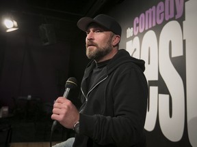 Derek Seguin will launch his album 43.0 — Warning: May Contain Nuts at the Comedy Nest from March 9 to 11. “I’m actually 44 now,” he says. “It shows how long it takes to put together an album and get it out there.”