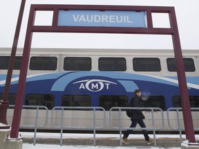 The Vaudreuil-Dorion AMT station.