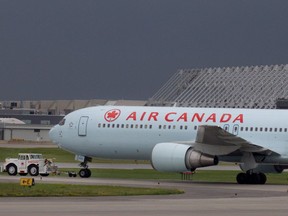 File photo of an Air Canada plane.