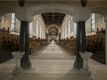 The entrance of the chapel at the Grand Séminaire de Montréal on Wednesday March 15, 2017.