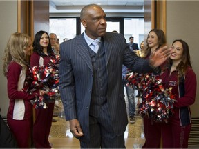 MLB Hall of Fame member Andre Dawson was a guest  at the Cummings Centre Sports Celebrity Breakfast in Montreal on Sunday, March 26, 2017.